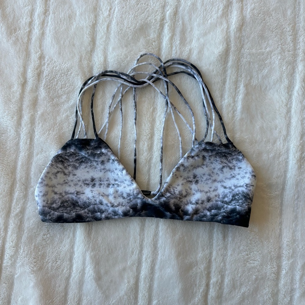 MIKOH SWIMWEAR BANYANS DREAMLAND BIKINI SET UNDERWATER NIGHT size M top